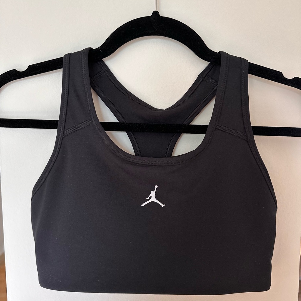 Jordan Black Racerback Sports Bra